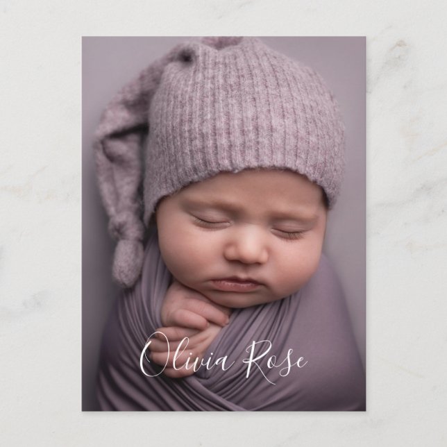 Postal Personalizado con Foto y Texto (Anverso)