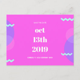 Postal Personalizado - Cumpleaños Guardar la fecha