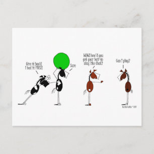 Postal Personalizado Cute Bashkir Horse