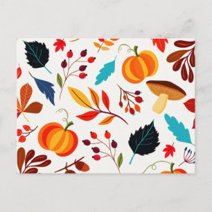 Postal Personalizado de Abundance de otoño