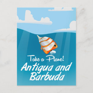 Postal Personalizado de afiches de viajes de vacaciones d