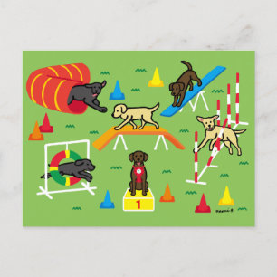 Postal Personalizado de agilidad de recuperación de choco