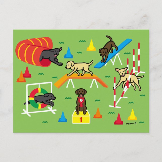 Postal Personalizado de agilidad de recuperación de choco (Anverso)