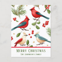 Personalizado de Aves y Berias navidades