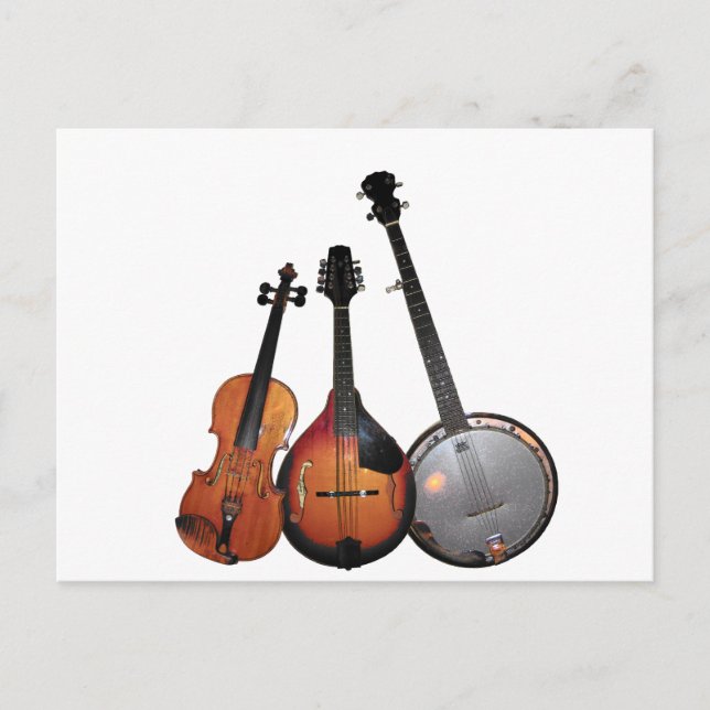 Postal Personalizado de banda azul (Anverso)