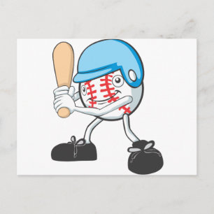 Postal Personalizado de Batería de Béisbol de Guay