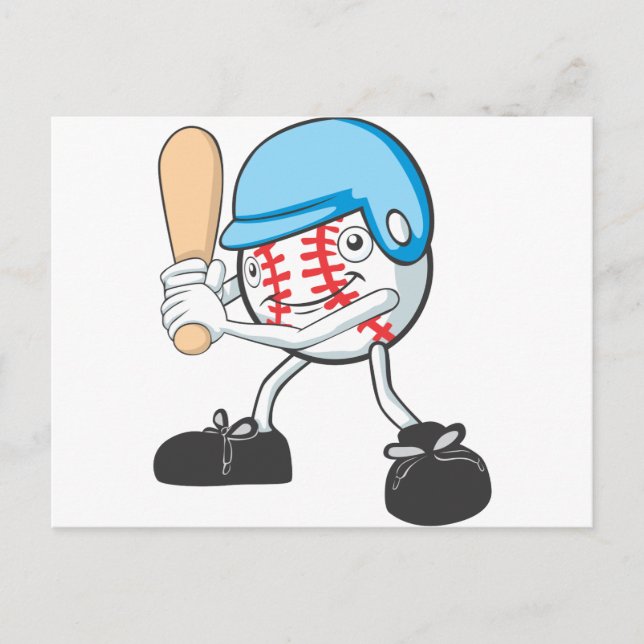 Postal Personalizado de Batería de Béisbol de Guay (Anverso)