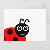 Personalizado de Bicho Ladybug Sonriente