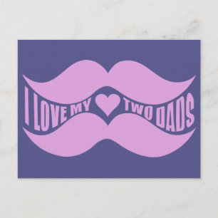 Postal personalizado de bigotes rosados