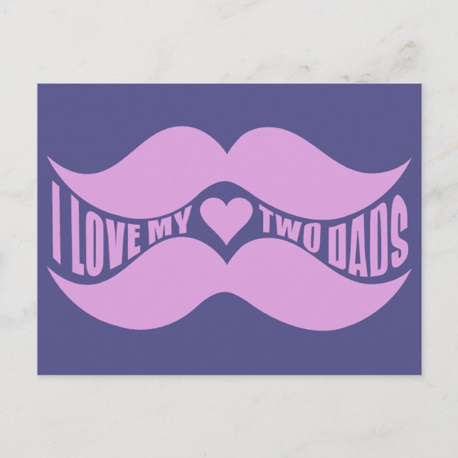 Postal personalizado de bigotes rosados (Anverso)