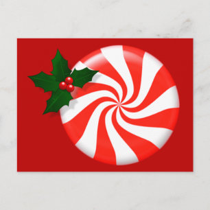 Postal Personalizado de Candy de la Casa de la Moneda de