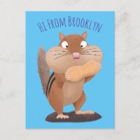 Personalizado de chipmunk de grandes mejillas grac