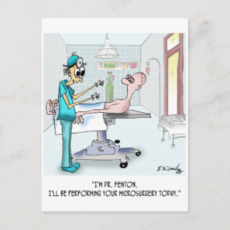 Postal Personalizado de cirugía 9369