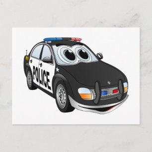 Postal Personalizado de coches de policía BWB