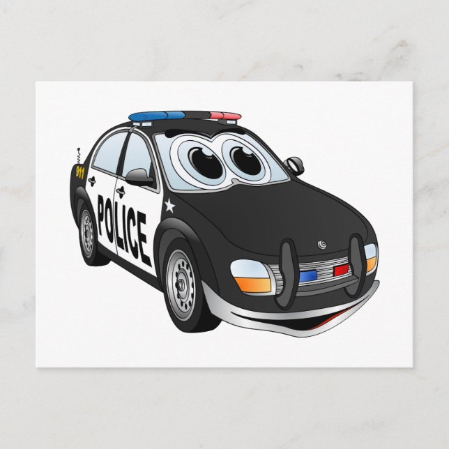 Postal Personalizado de coches de policía BWB (Anverso)