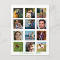 personalizado de Collage de 12 fotos familiares ✨