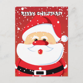 Postal personalizado de Cute Santa Claus