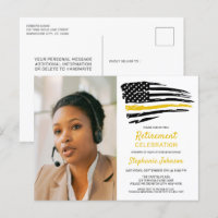 Personalizado de Dispatcher Foto Jubilación de Lín