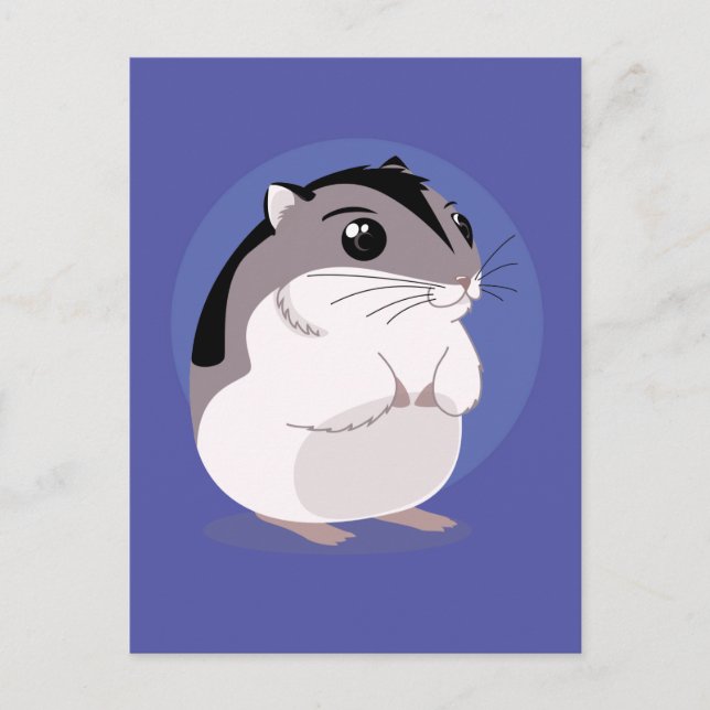 Postal Personalizado de Dwarf Hamster de Rusia (Anverso)