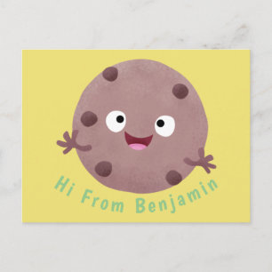 Postal Personalizado de galleta de chocolate inteligente