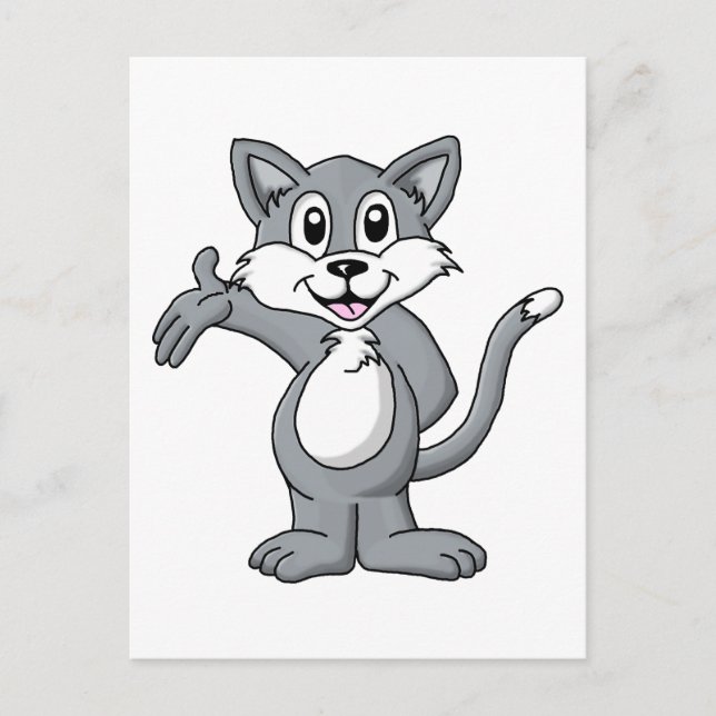 Postal Personalizado de gato (Anverso)