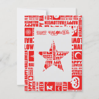 Postal Personalizado de Halloween Guay Tipografía caprich