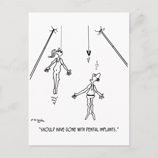 Postal Personalizado de implantes dentales 9468 (Anverso)