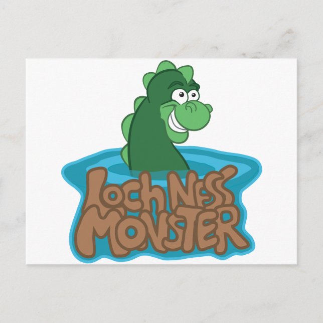 Postal Personalizado de Loch Ness Monster (Anverso)