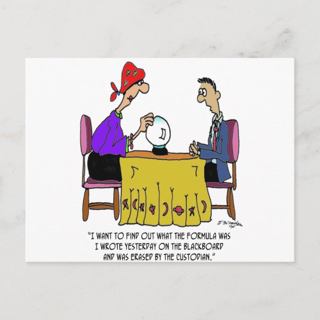 Postal Personalizado de matemáticas 6487 (Anverso)