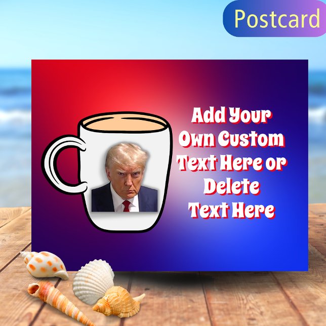 Postal Personalizado de memes de Donald Trump sobre hongo (Subido por el creador)