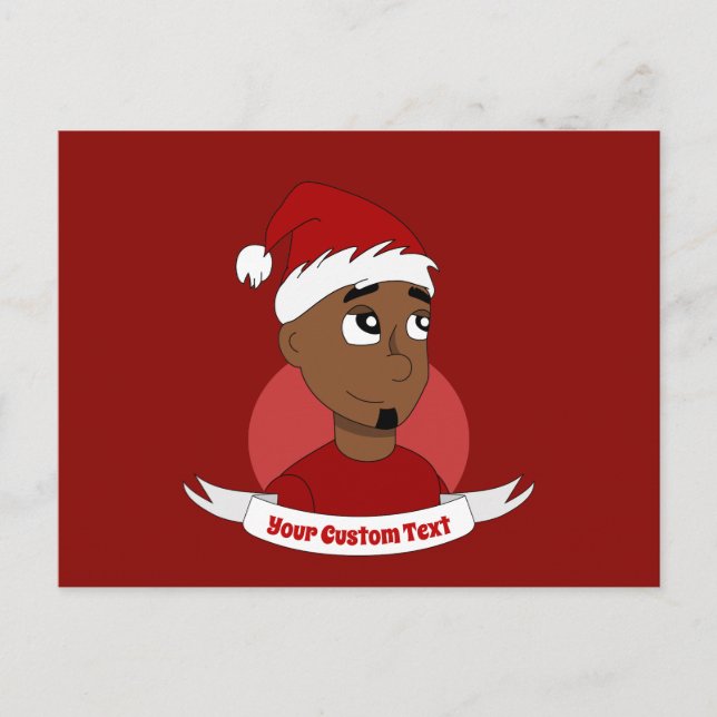 Postal Personalizado de Navidades sonrientes (Anverso)