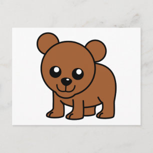 Postal Personalizado de oso bebé