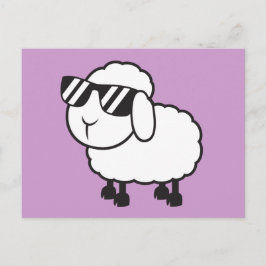 Postal Personalizado de ovejas blancas