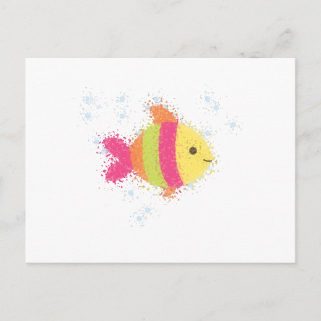 Postal Personalizado de peces de cuta (Anverso)