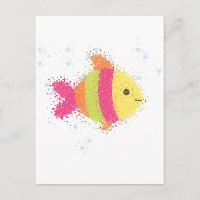Postal Personalizado de peces de cuta (Anverso)