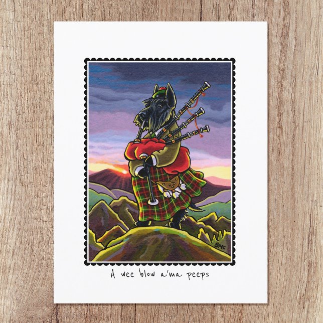 Postal Personalizado de perro de la matanza de los cañone (Subido por el creador)