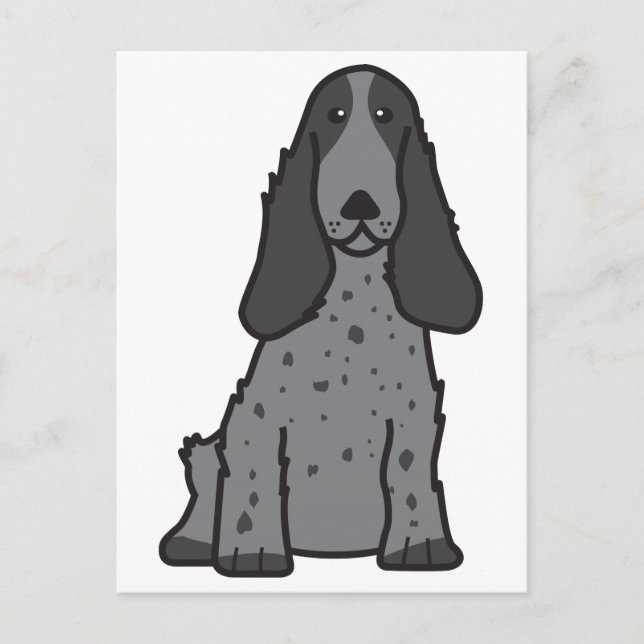 Postal Personalizado de Perro Español Cocker Inglés (Anverso)
