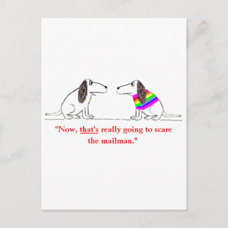 Postal Personalizado de perro gay #5