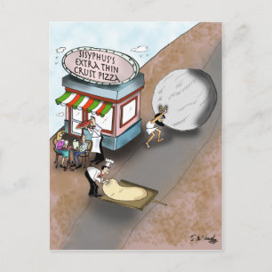 Postal Personalizado de pizza 9366