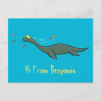 Personalizado de plesiosaurios monstruo del mar