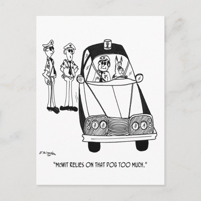 Postal Personalizado de policía 4821 (Anverso)