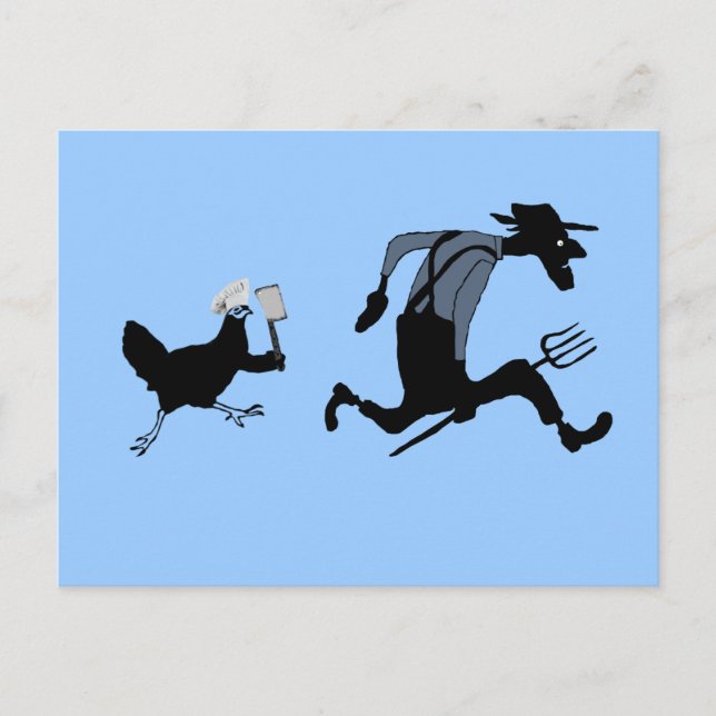 Postal Personalizado de pollo (Anverso)