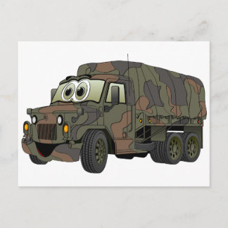 Postal Personalizado de portatropas militares