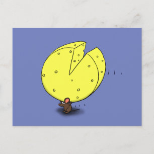 Postal Personalizado de ratón de corte