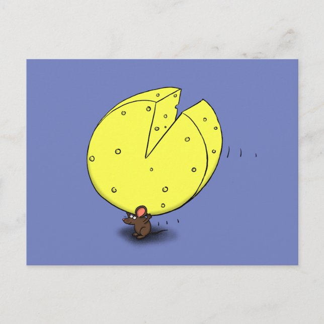 Postal Personalizado de ratón de corte (Anverso)