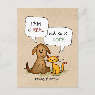 Postal Personalizado de Rehab & Detox: Libres de Medicame