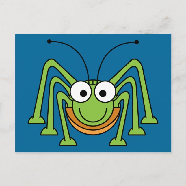 Postal personalizado de saltamontes (Anverso)