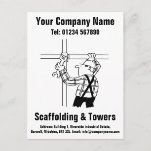 Postal Personalizado de Scaffolding para personalizar