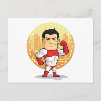 Postal Personalizado de Superhéroe