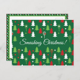 Postal Personalizado de texto 💚 💔 🤍 Navidades de tenis